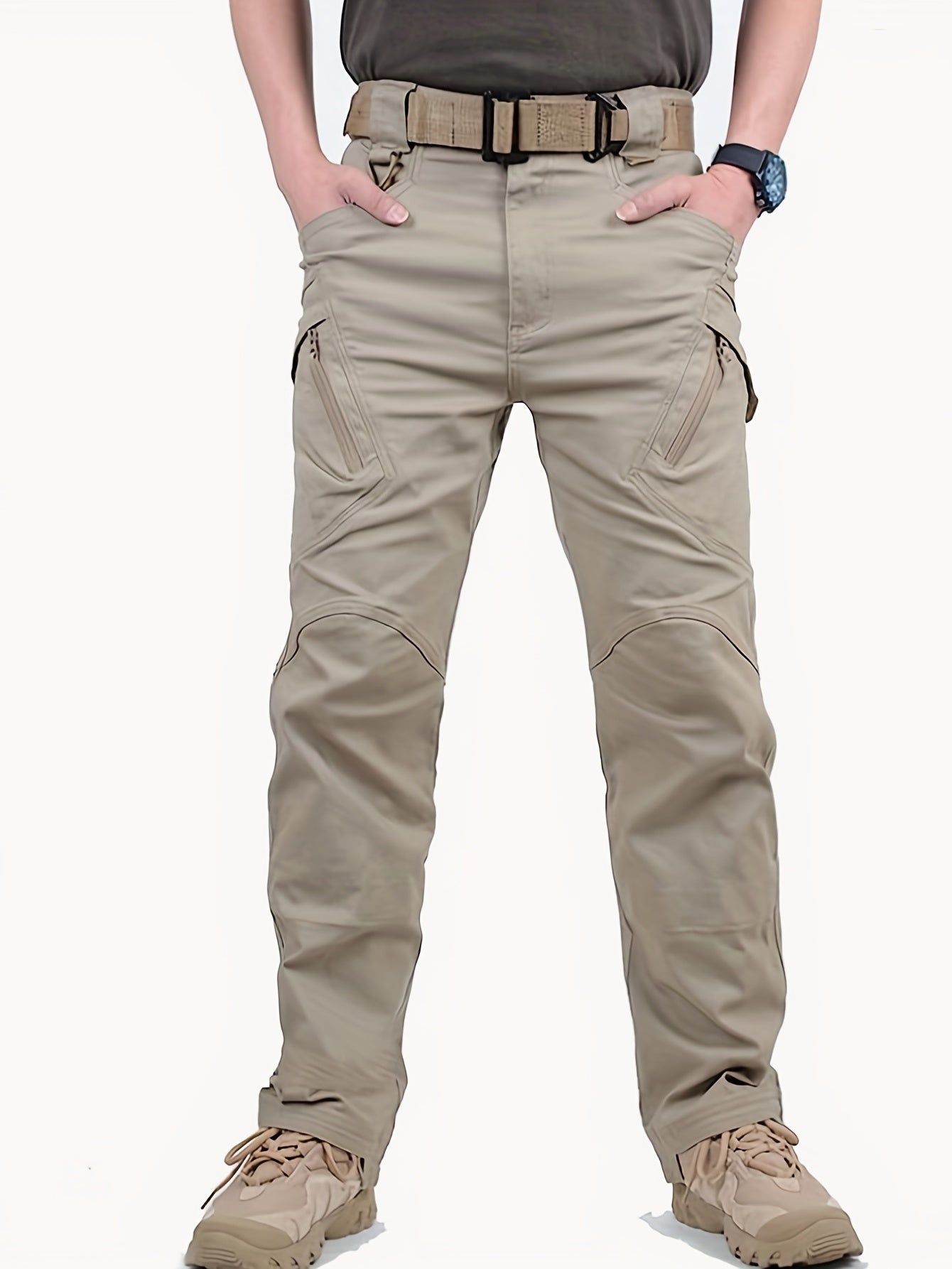 Outdoor-Funktionshose mit mehreren Taschen für Herren, Outdoor-Wanderhose, wasserdichte Jogginghose, abriebfeste Cargohose