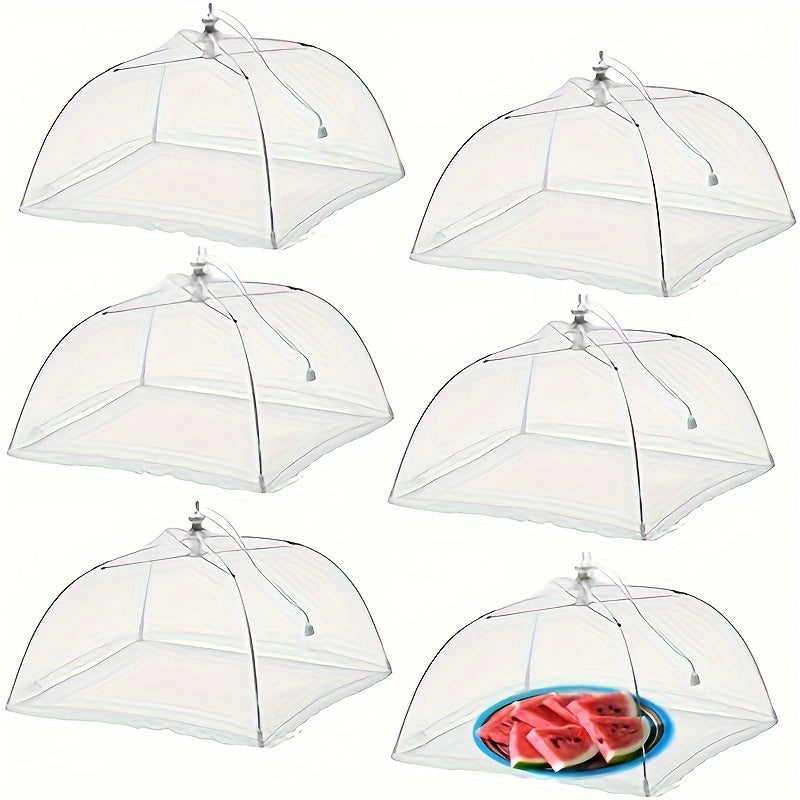1 Stück Pop-Up Mesh Lebensmittelabdeckungszelt (43,18 Cm X 43,18 Cm X 22,86 Cm), Zusammenklappbarer Und Waschbarer Lebensmittelschutz, Outdoor-Picknick-Lebensmittelnetzschirm, Hochwertiges Organza-Material, Platzsparendes Design, Praktische Luftige Kuppe