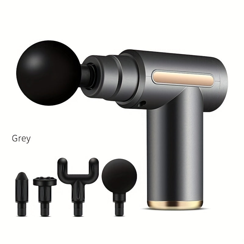 Massagepistole, Handheld-Trommelmassagegerät für Tiefengewebsmassage für Entspannung von Körper, Rücken und Nacken, kompaktes und elegantes Design für Damen