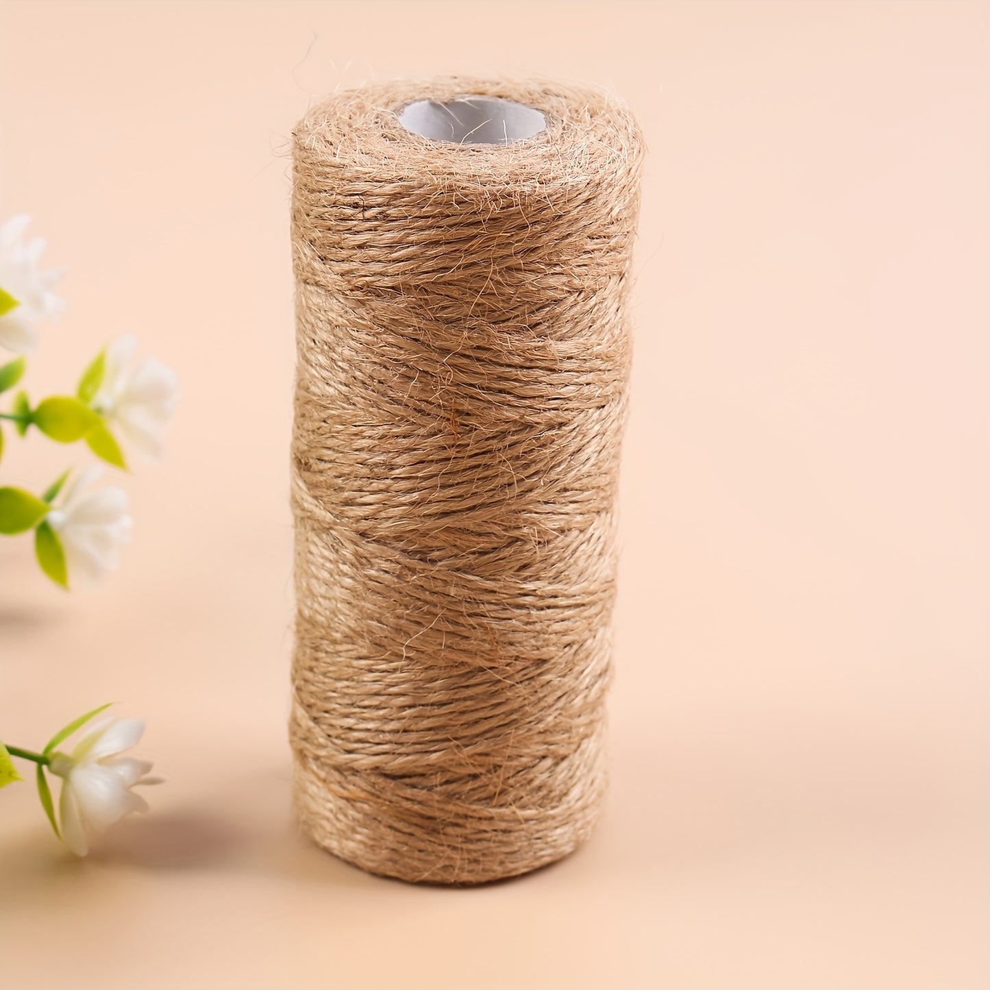 100m natürliche Juteschnur – perfekt für Gartenarbeit, Festbinden von Pflanzen, Bastelarbeiten & Hochzeiten!