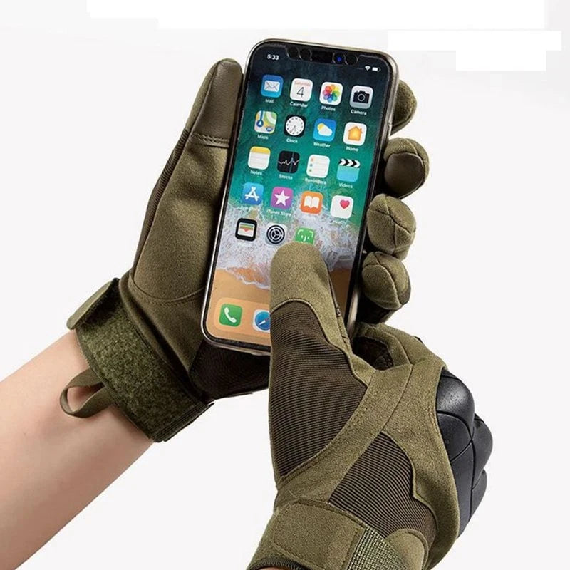Taktische Militärhandschuhe Schießhandschuhe Touch Design Fitness Schutz Sport Motorrad Jagd Vollfinger Wanderhandschuhe