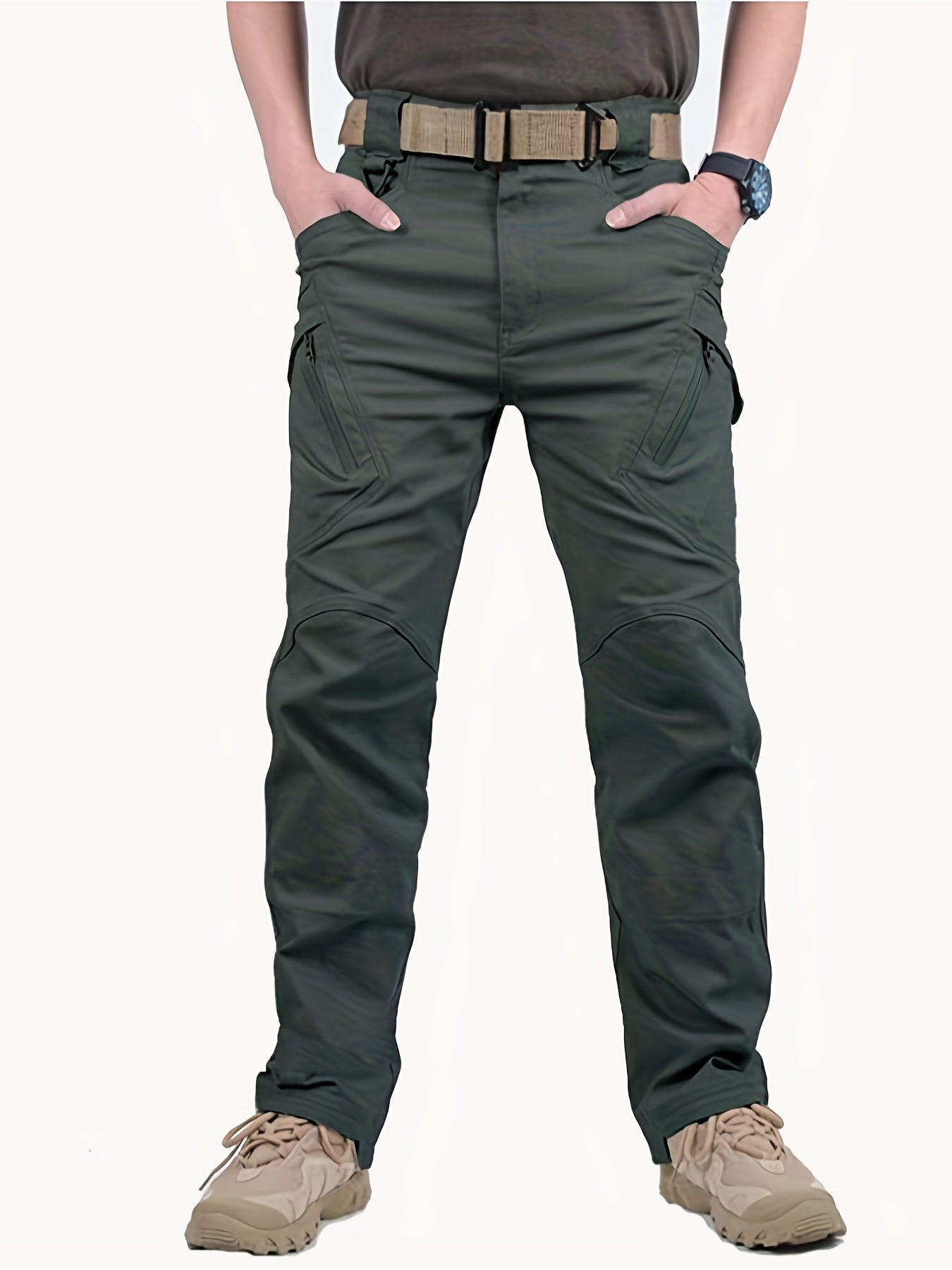 Outdoor-Funktionshose mit mehreren Taschen für Herren, Outdoor-Wanderhose, wasserdichte Jogginghose, abriebfeste Cargohose