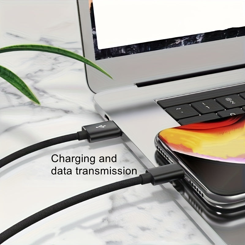 Schnellladendes Micro-USB-Kabel Aus Nylon Geflochtenes Datenkabel Für Samsung/Xiaomi/Vivo/OPPO/Redmi/Android-Handy-Ladekabel
