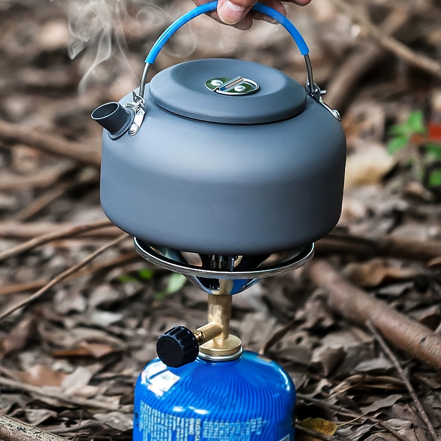 Windfeste Camping-Kocher - Robuster Isobutan-Gasbrenner für Rucksacktouren, Wandern & Outdoor-Kochen (ohne Gastank)