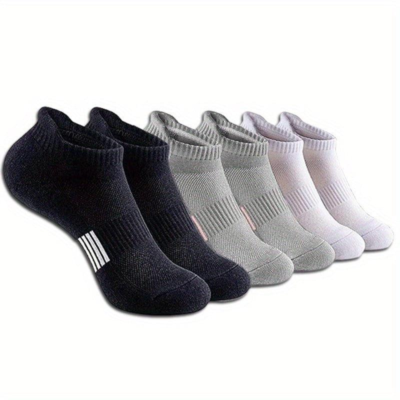 3/6/10 Paar Damen Hochleistungs-Laufsocken - Bequem & Gepolstert für Sport, Atmungsaktives Low-Cut-Design - Ideal für Outdoor-Aktivitäten