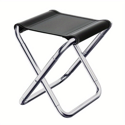 Tragbarer Klapphocker für den Außenbereich, zusammenklappbarer, leichter Hocker für Camping, Angeln