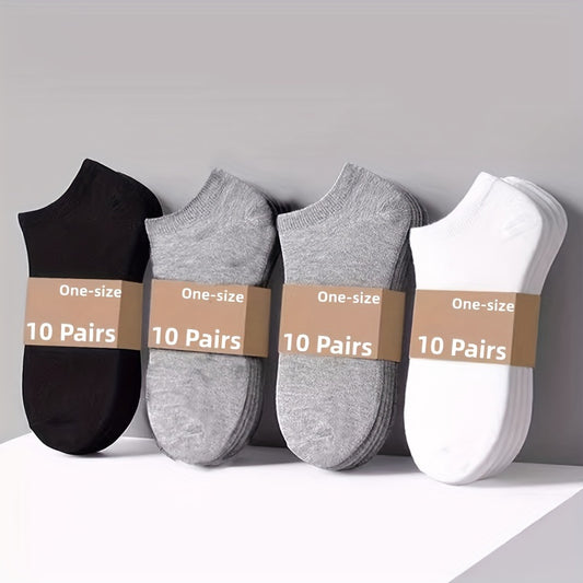 100 % Baumwolle Knöchelsocken für Damen - Nur Handwäsche, Strickstoff, All-Season Comfort Fit, einfarbige Low-Cut-Socken - Multipack-Optionen verfügbar