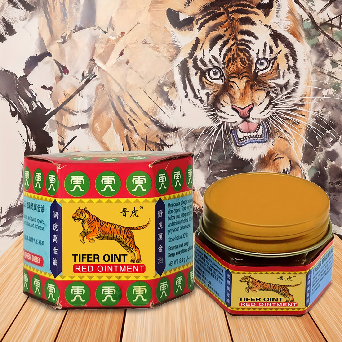Thai Tiger Balm Muskelentspannung Massagecreme - Gelenkmassage Warmcreme, Enthält Vitamin E, Olivenblend, Tief Feuchtigkeitsspendend, Einfach Anzuwenden, Nicht Fettig - Sanfte Hautpflege Für Alle Hauttypen Mit Natürlichen Inhaltsstoffen