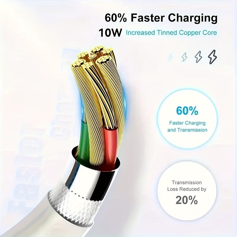 3 Stück/1 Stück [Apple Mfi Zertifiziert] Schnellladekabel für iPhone - 6ft USB zu Lightning, Längen 10ft/6ft/3ft, Kompatibel mit iPhone 14 Pro Max/13 Pro Max/12 Mini/11 Pro/11/Xs/1/Xr/8/7/6S/iPad, Air