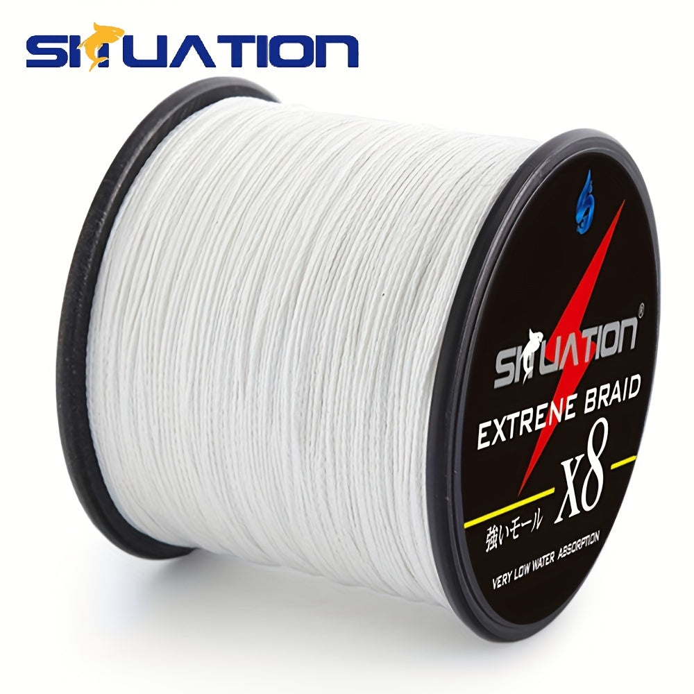500m Super Starke Angelschnur, 8-fach Multifilament PE Anti-Abrasion Geflochtene Schnur, 12 25 40 60 80 LB Für Glatte Lange Würfe