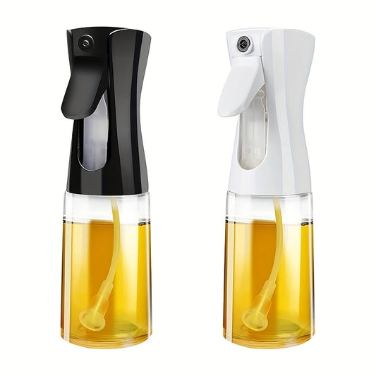 1 Stk. 6.,8 oz/10,1 oz, Öl-Spray, Öl-Zerstäuber aus Plastik, Grill-Sprühflasche, Grill-Picknick, Olivenöl-Spender für die Küche, zum Kochen, Camping, Grillen, Braten, Essig, Soßen, Öl-Sprüher, Speiseöl-Flasche, für Air Fryer, Salat, Backen, Grillen