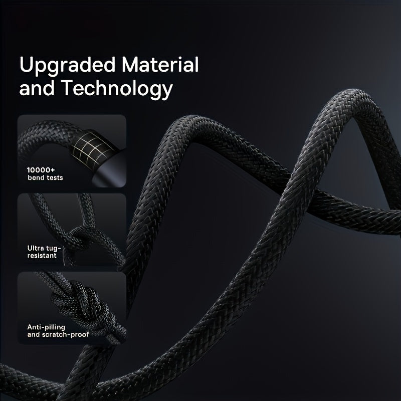 Schnellladendes Micro-USB-Kabel Aus Nylon Geflochtenes Datenkabel Für Samsung/Xiaomi/Vivo/OPPO/Redmi/Android-Handy-Ladekabel