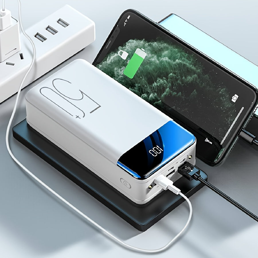 50000/30000/20000mAh Tragbares Mobilstromversorgung, USB-Handy-Ladegerät, LED-Anzeige/Outdoor-Notstrom-Reservebatterie, Geeignet für iPhone/Android-Handys und Digitale Elektronische Geräte, Geschenk für die Feiertage