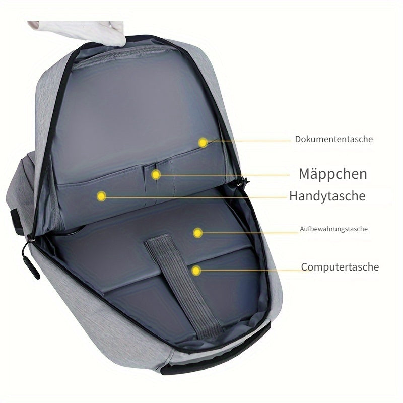 Laptop-Tasche, Rucksack fürs Büro, Computer-Rucksack, lässig vielseitig multifunktional für draußen, Reisen Schultaschen, Valentinstagsgeschenke