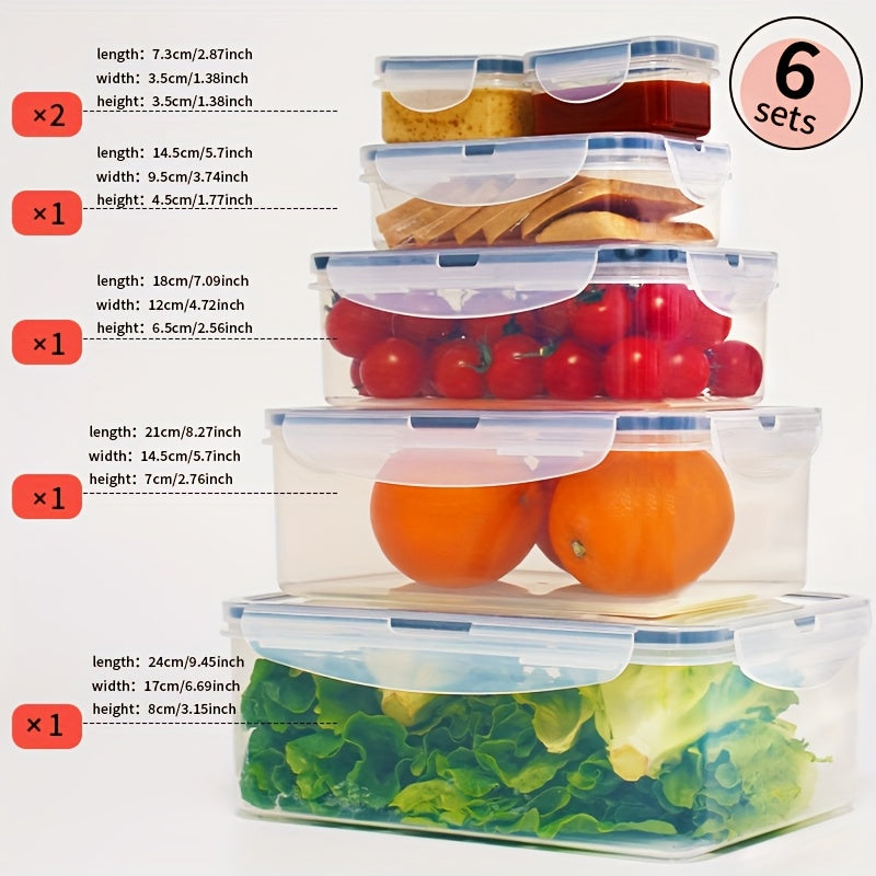 12/24 Stück BPA-freie Meal-Prep-Behälter mit luftdichten Deckeln - auslaufsicher, mikrowellen- & spülmaschinengeeignet, stapelbare quadratische Lebensmittelbehälter für Snacks, Obst, Gemüse - ideal für Büro, Schule, Picknicks, Roadtrips, Meal-Prep-Zubehö