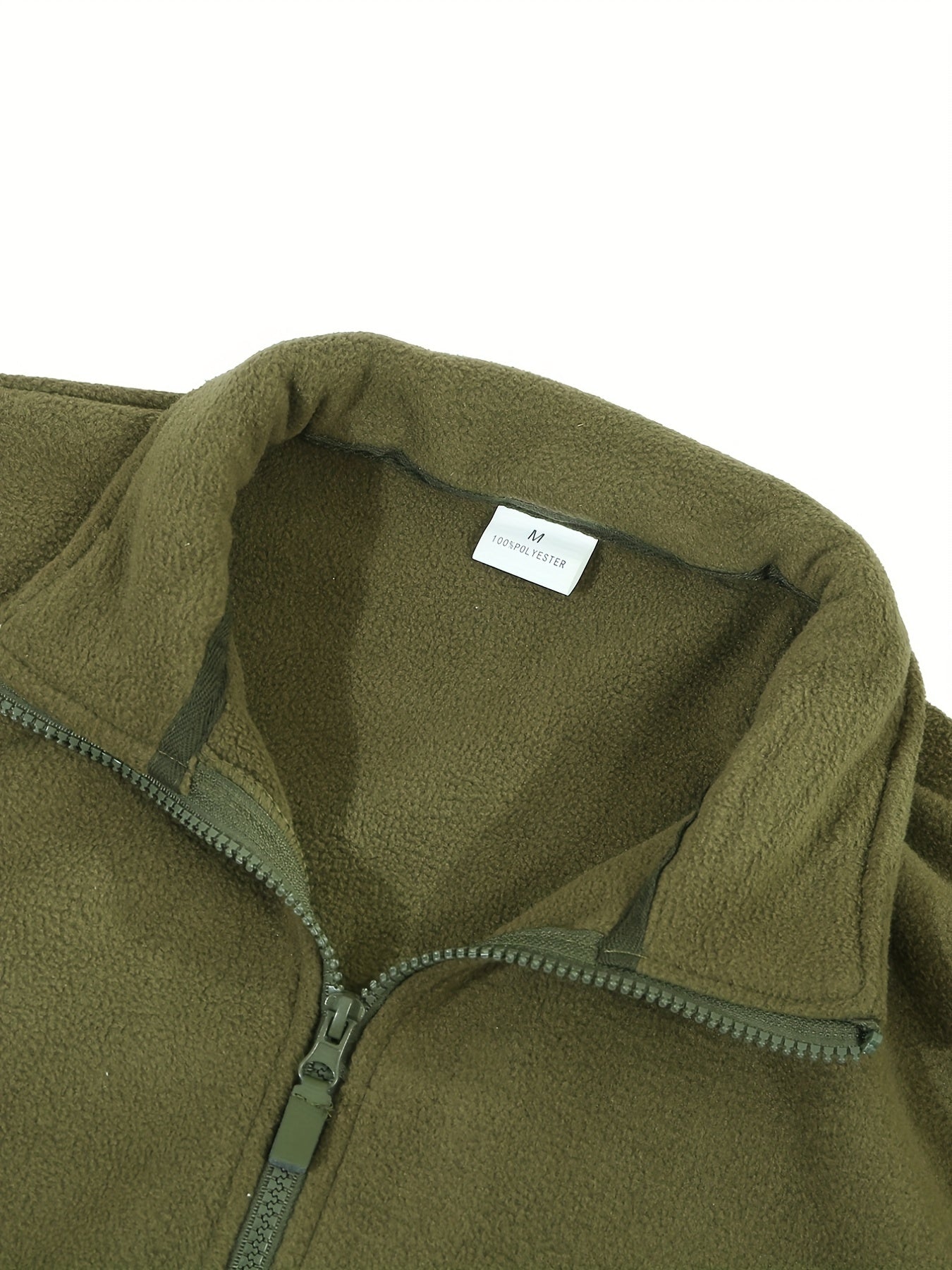 Warmes Plüsch-Fleece-Jacke, Herren-Casual-Stehkragen-Jacke Für Herbst Winter