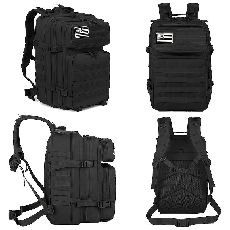 45L Outdoor Rucksäcke Spacious 3-Day MOLLE Pack Rucksack für Sport, Wandern, Camping, Trekking und Jagen